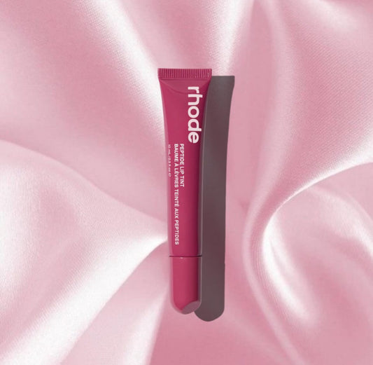 Rhode lip tint shade: Raspberry jelly