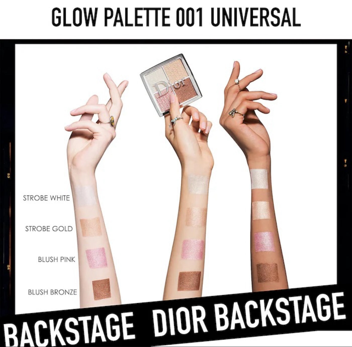 Dior face glow palette